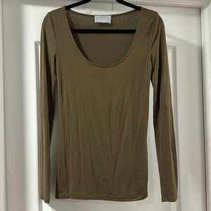 Modern Citizen Scoop Neck Long Sleeve